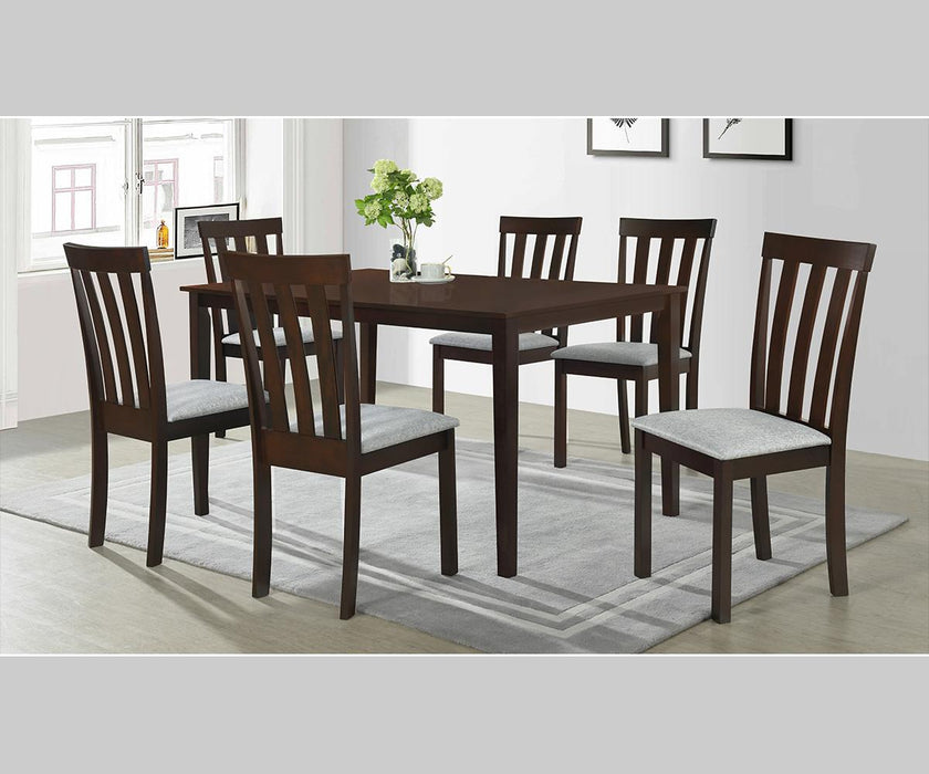 Diana 7Pc Dining Set - Espresso