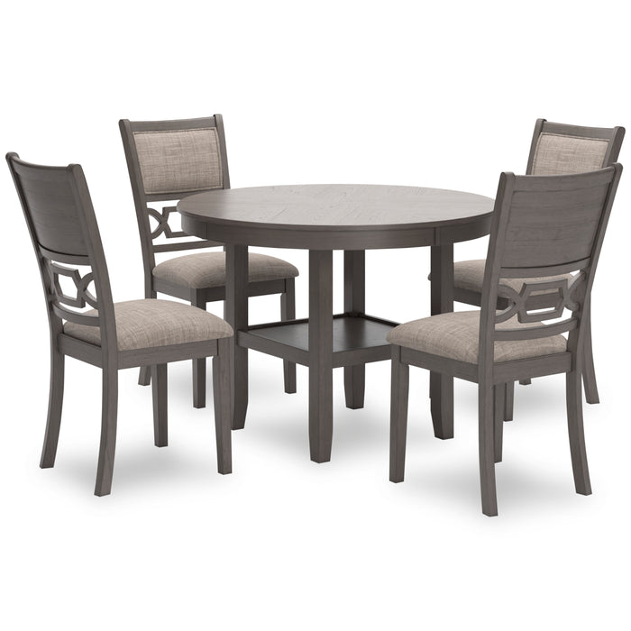 Wrenning Round Dining Table with 4 Chairs