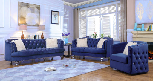Afreen Sofa Set - Blue/Grey - Decor Furniture & Mattress