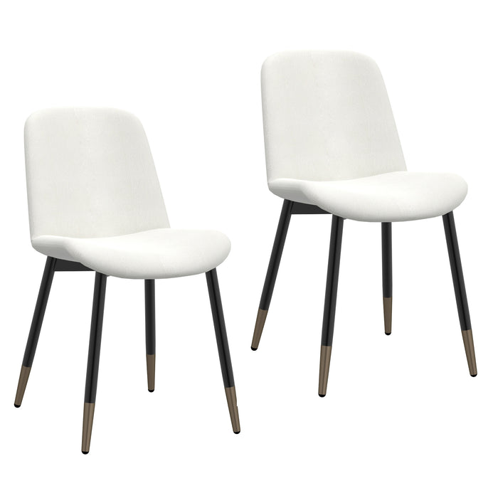 Gabi Dining Chair - Ivory (Set of 2) - Decor Furniture & Mattress