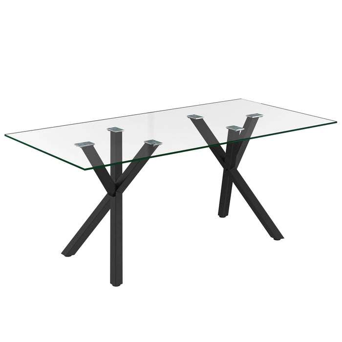 Stark Dining Table - Black - Decor Furniture & Mattress