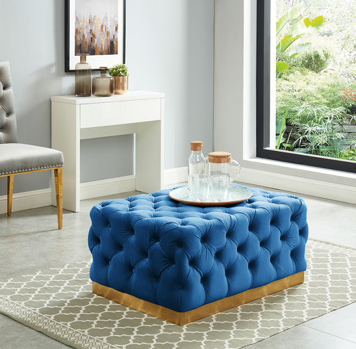 Portia Square Ottoman (Color Options) - Decor Furniture & Mattress