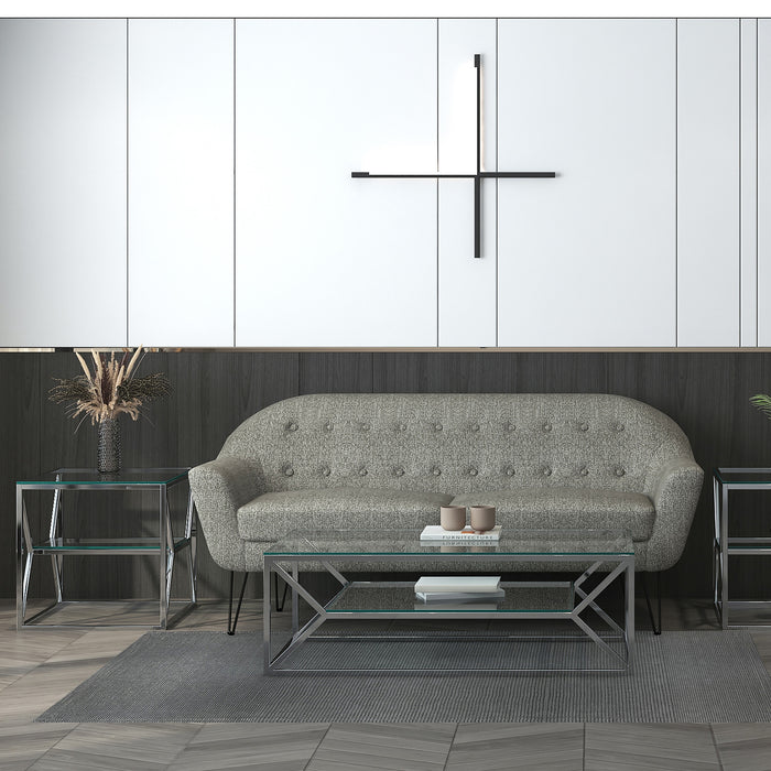 Dragor Coffee Table Series - Silver - Decor Furniture & Mattress