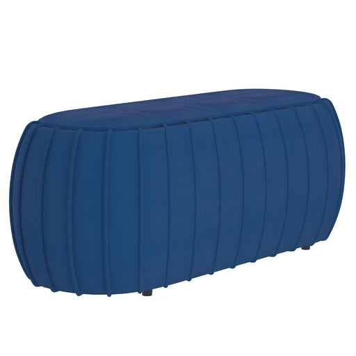 Gayle Ottoman - Blue - Decor Furniture & Mattress