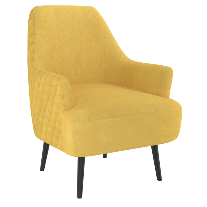 Nomi Accent Chair - Mustard/Rust Grey - Decor Furniture & Mattress