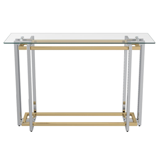 Florina Console Table - Silver/Gold - Decor Furniture & Mattress