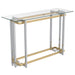 Florina Console Table - Silver/Gold - Decor Furniture & Mattress