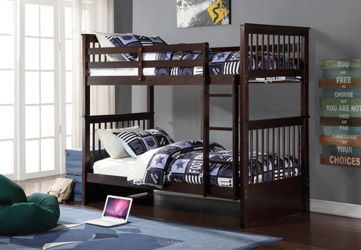 Zo Twin/Twin Bunk Bed (Colour Options) - Decor Furniture & Mattress