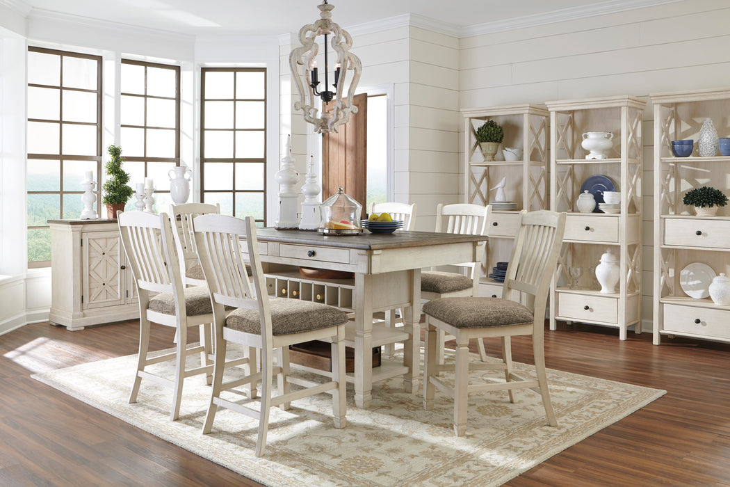 Bolanburg 7Pc Counter Height Dining Set