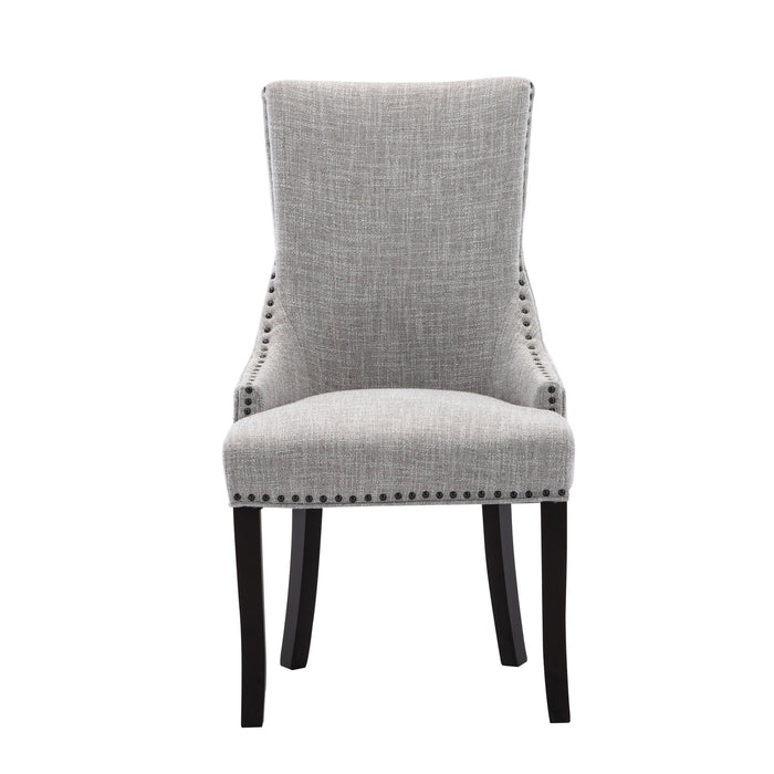 Madonna Dining Chair - Textured Light Grey - Decor Furniture & Mattress