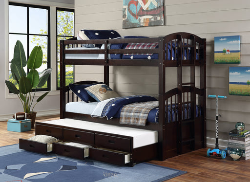 Brown Bunk Bed