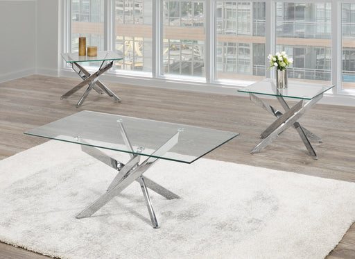 Glass coffee Table Set