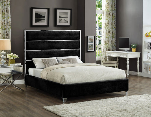 Black Fabric Bed Frame