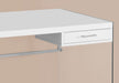 Napier Office Desk - Glossy White/Grey/Brown - Decor Furniture & Mattress