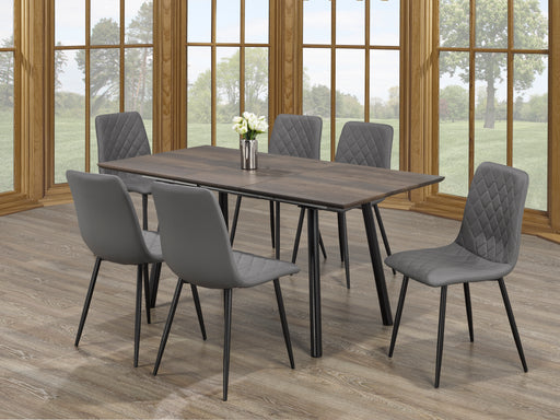 Attilio 7Pc Dinette Set (Chair Colour Options) - Decor Furniture & Mattress