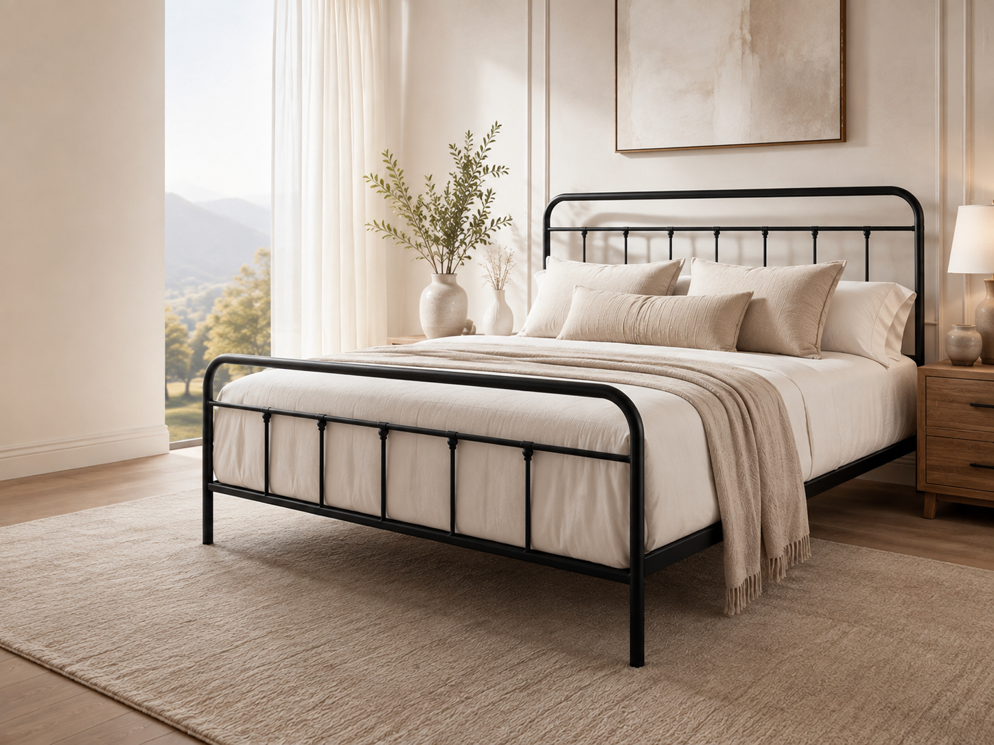 Modern metal bed frames collection - Decor Furniture & Mattress