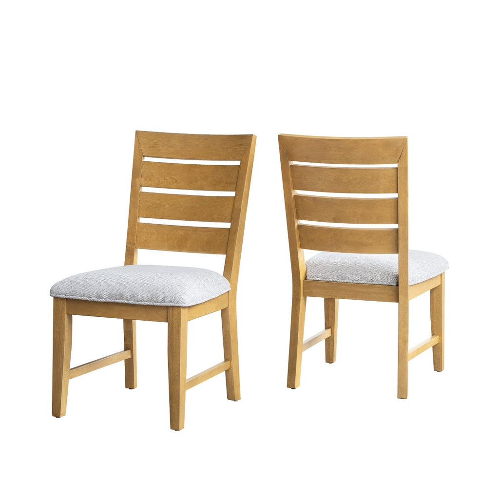 Ottilie 7-Piece Extendable Dining Set - Oak & Black