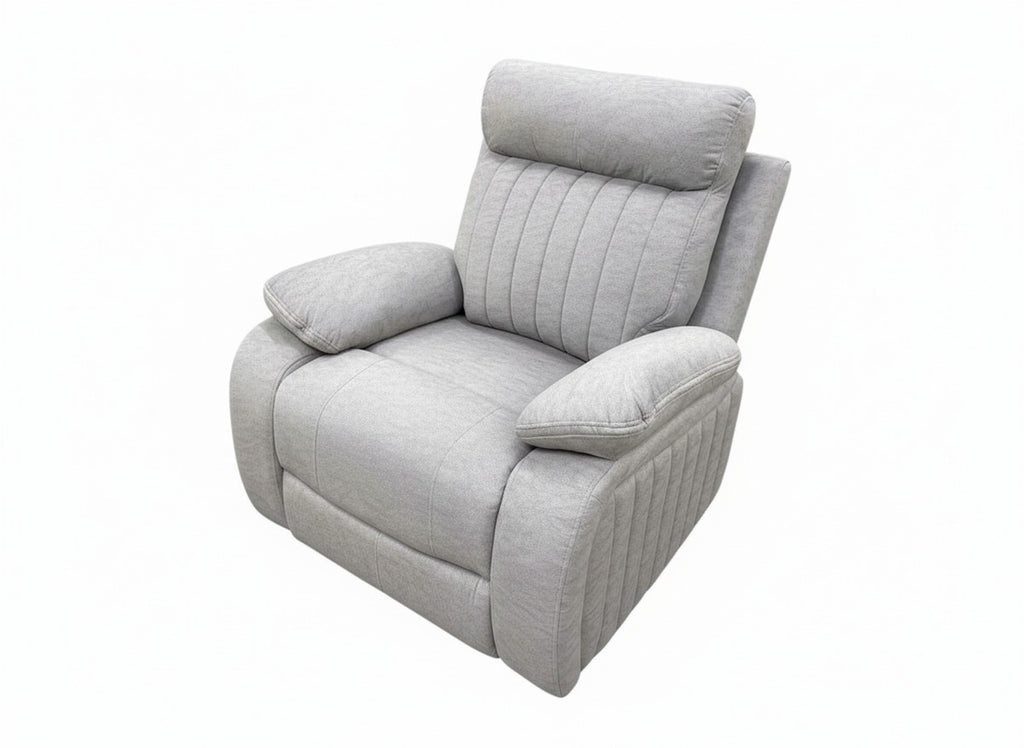 Elyse reclining sofa in stone