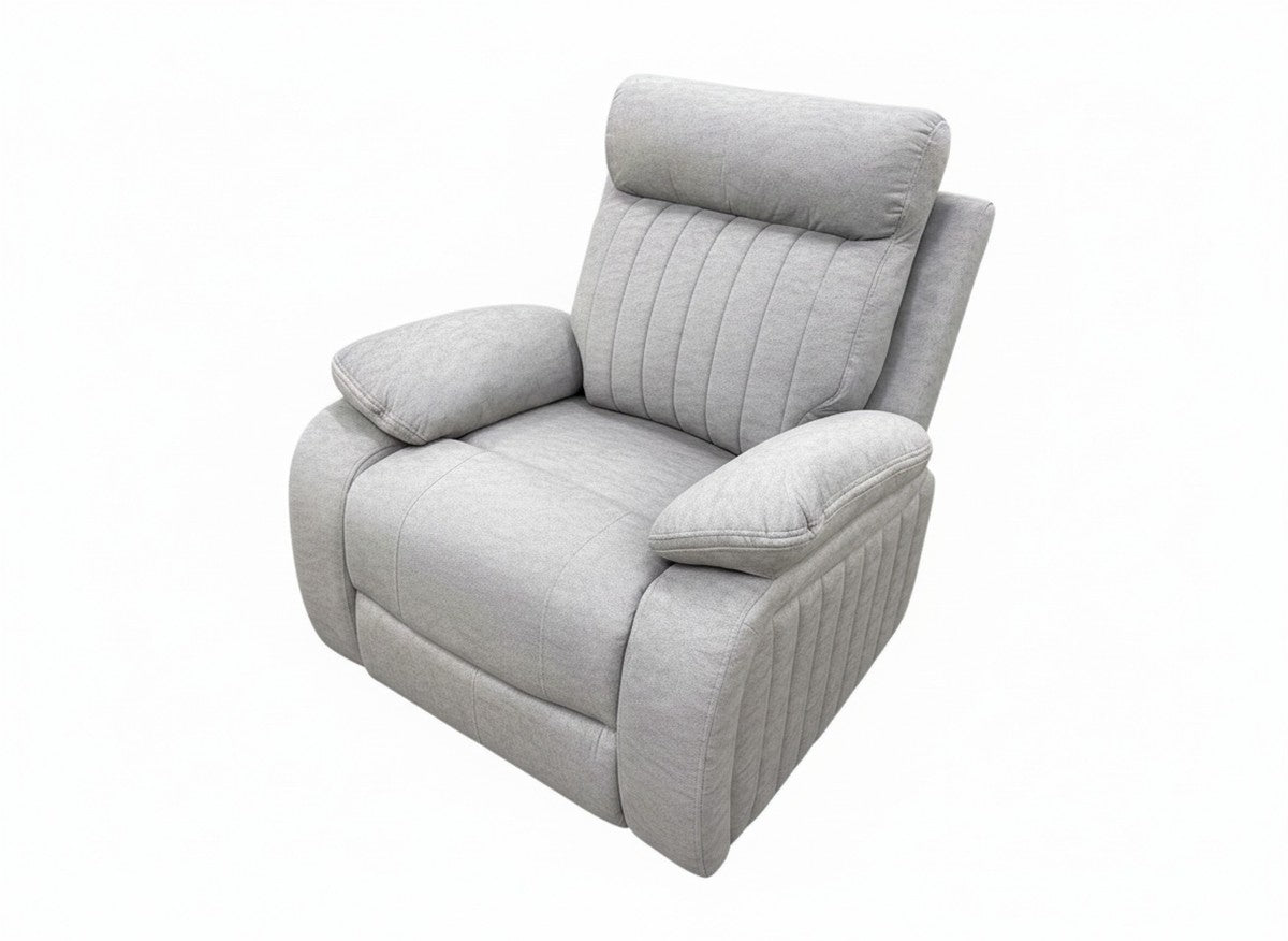Elyse reclining sofa in stone