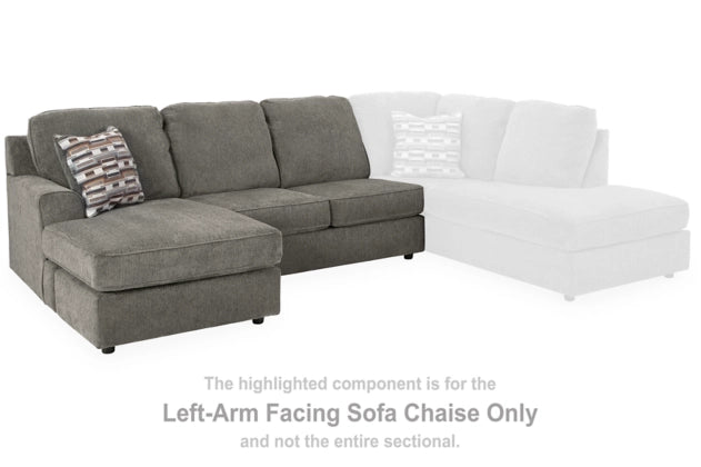 O Phannon 2Pc Sectional Putty Decor Furniture Mattress