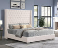 Lyra Boucle Fabric Bed Frame - Queen/King