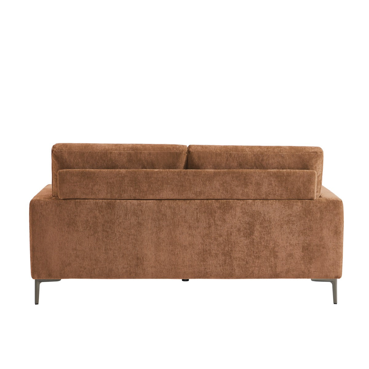 Contemporary 3-Seater Sofa - Terracotta