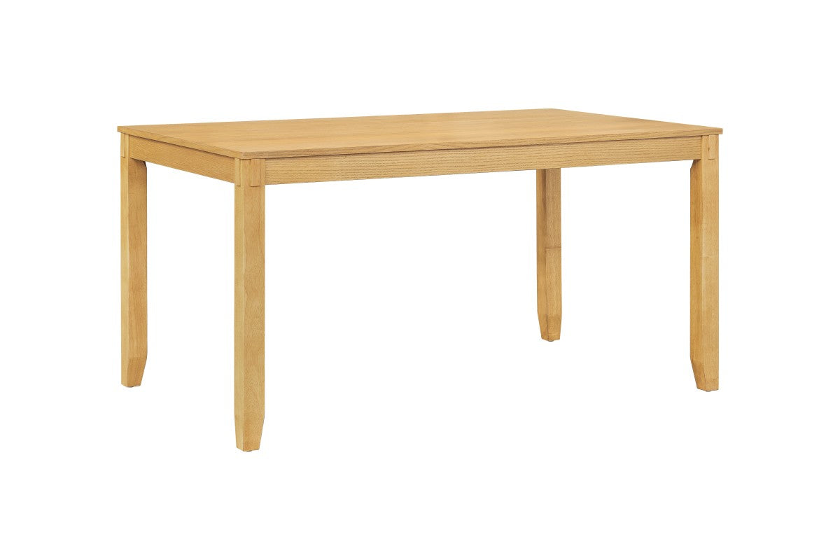 7-Piece Solid Wood Dining Set - Natural