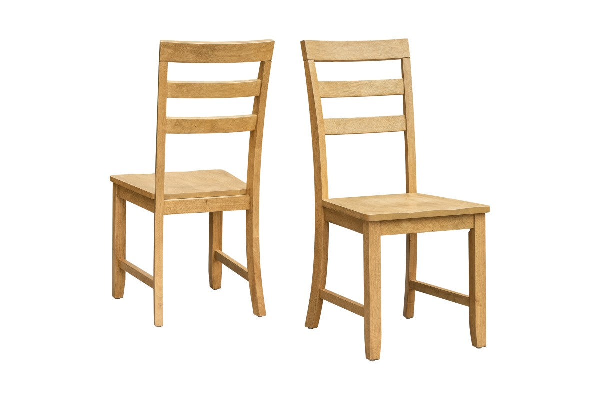 7-Piece Solid Wood Dining Set - Natural