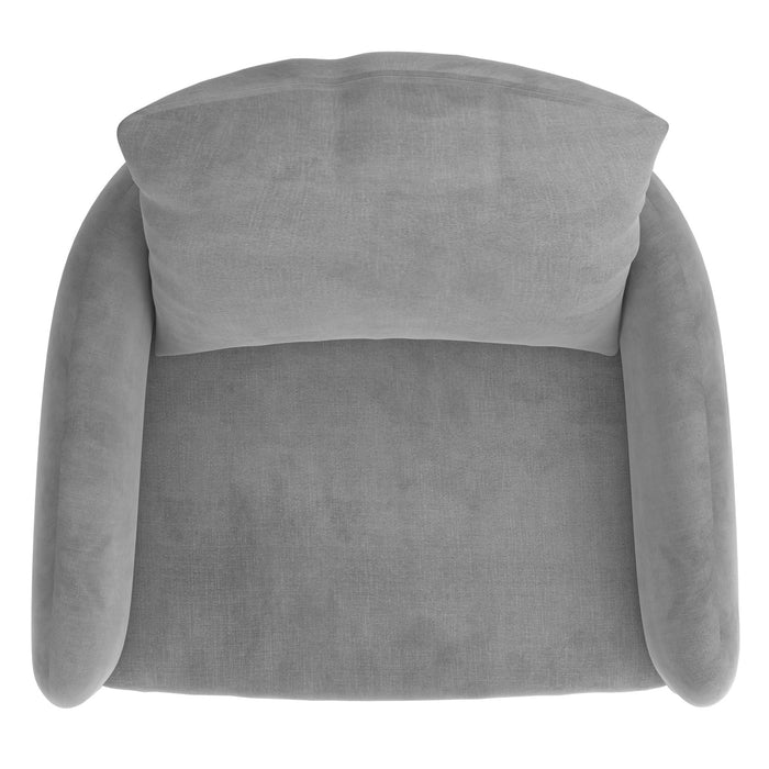Petrie Accent Chair - Light Grey/Charcoal