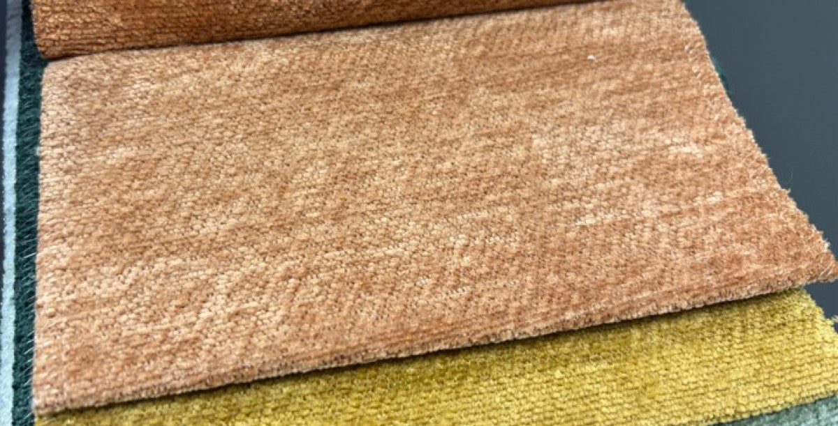 Contemporary 3-Seater Sofa - Terracotta