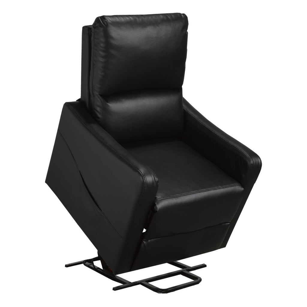 Power lift recliner chair model 8149 in black
