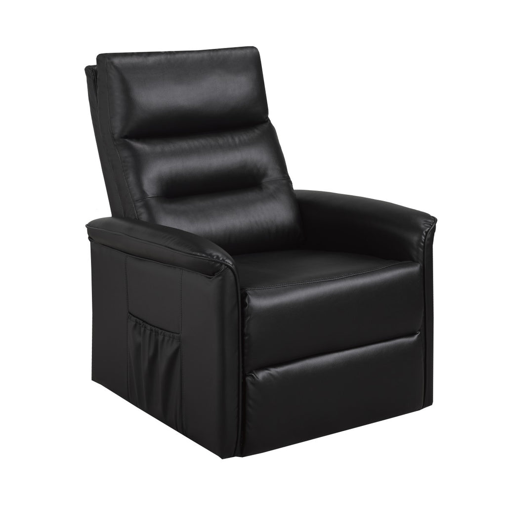 Power lift recliner chair model 8106 in black