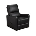 Power lift recliner chair model 8149 in black