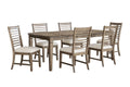 Terra 7-Piece Extendable Dining Set - Walnut