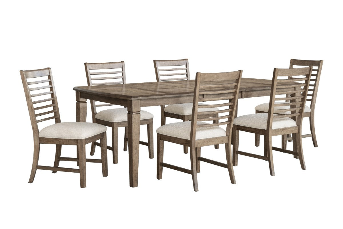 Terra 7-Piece Extendable Dining Set - Walnut
