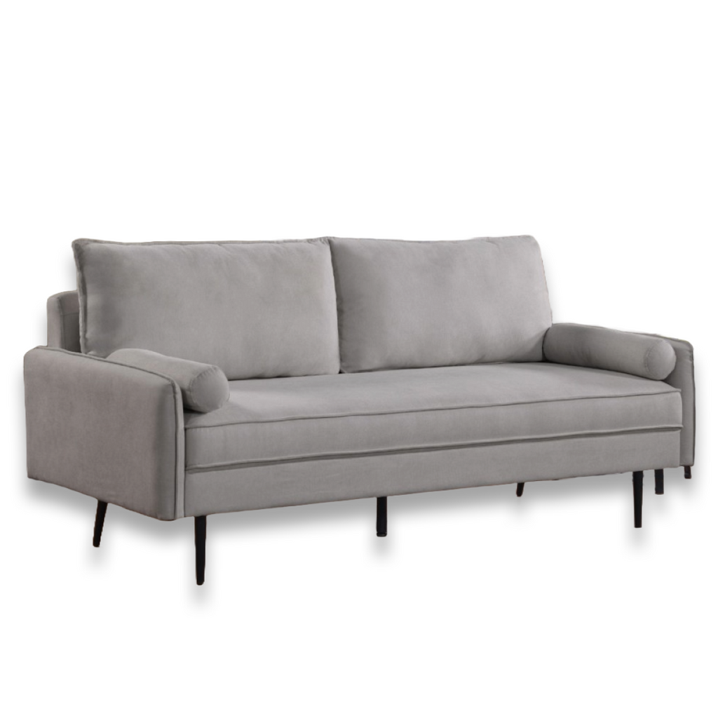 Contemporary 3-Seater Sofa - Grey