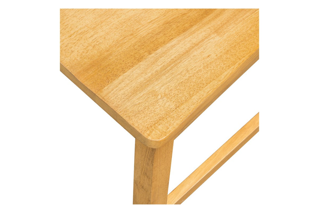 7-Piece Solid Wood Dining Set - Natural