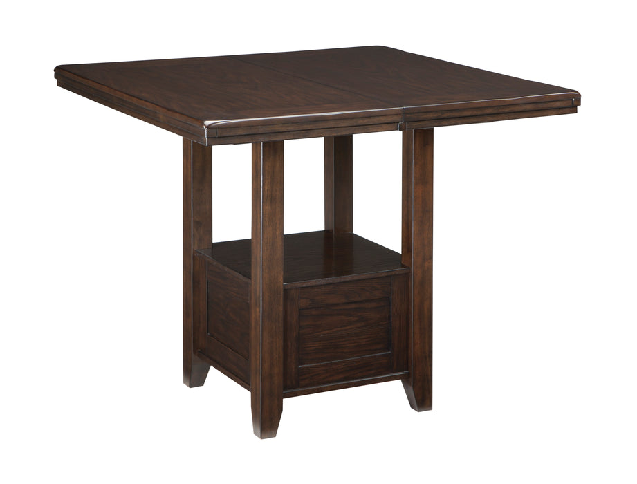 Haddigan Counter Height Dining Table - Dark Brown