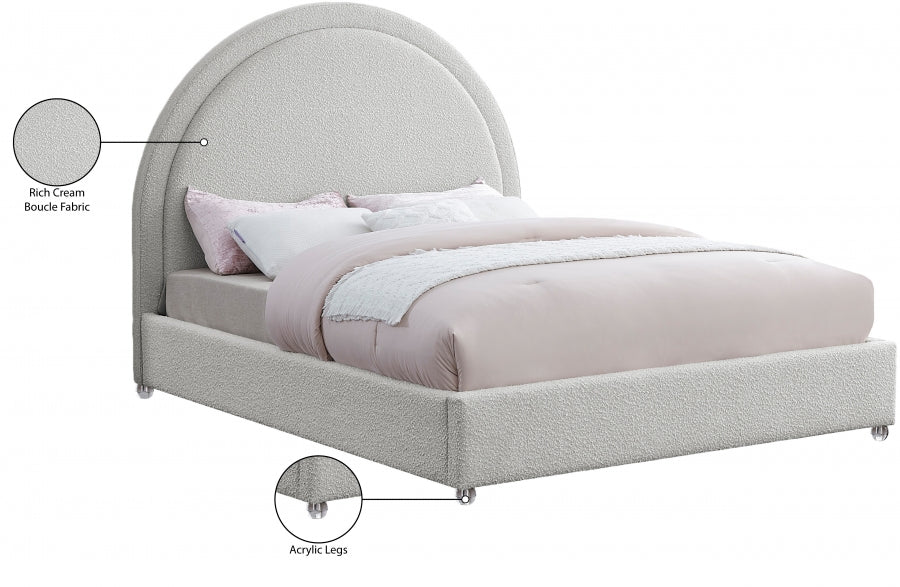 Rachel Bed Frame - Creme Boucle