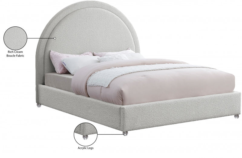 Rachel Bed Frame - Creme Boucle