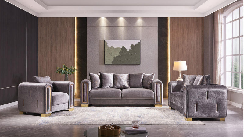 Impreza Sofa Series - Cream/Grey