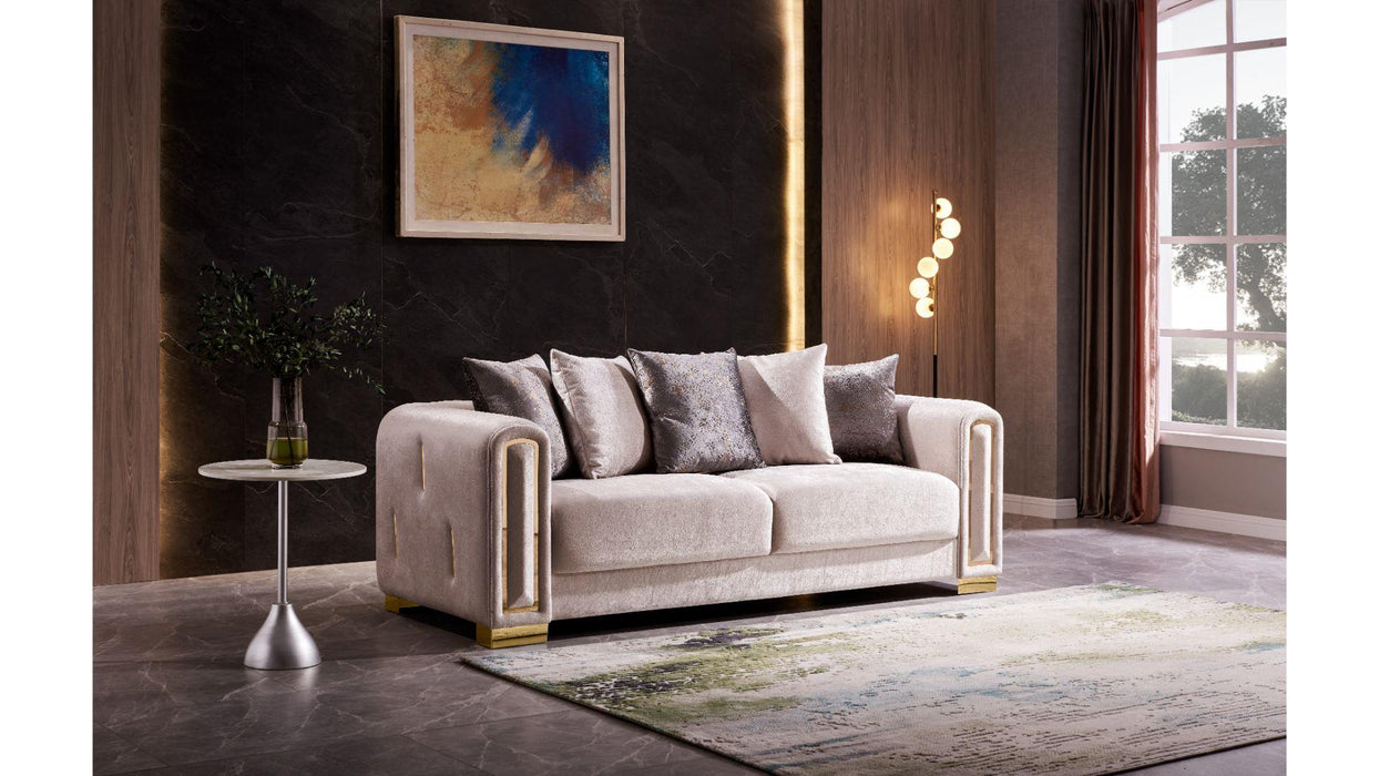 Impreza Sofa Series - Cream/Grey