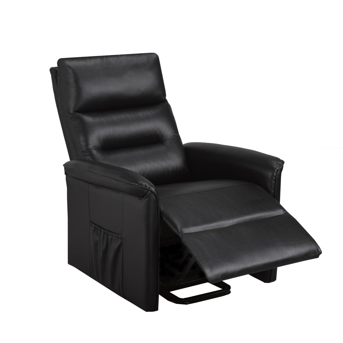 Power lift recliner chair model 8106 in black