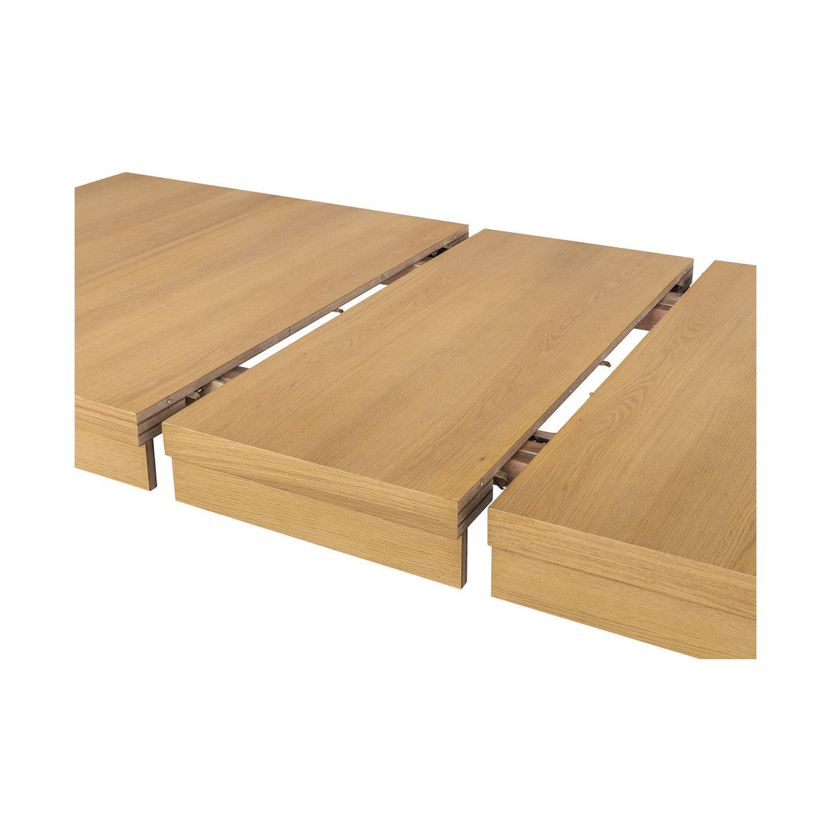 Ottilie 9-Piece Extendable Dining Set - Oak & Black