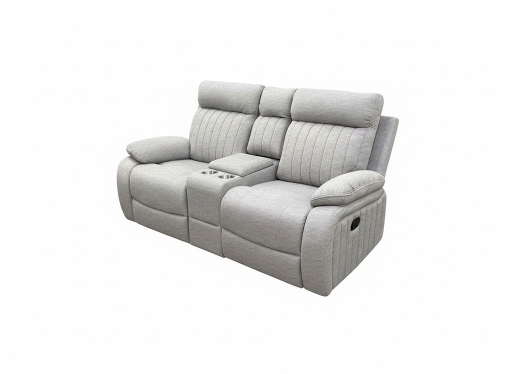Elyse reclining loveseat in stone