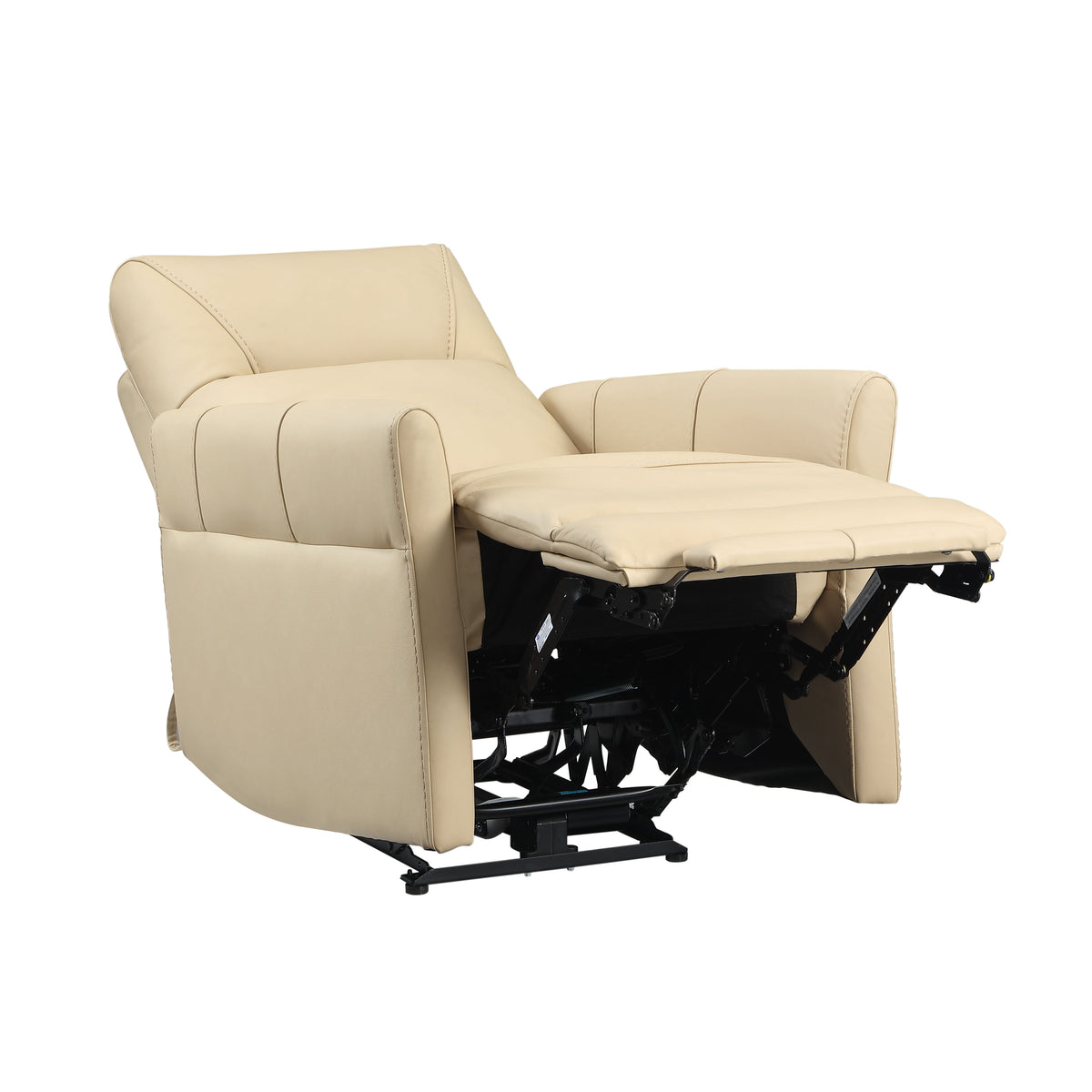Dual Power Recliner with Power Headrest - Leather Match