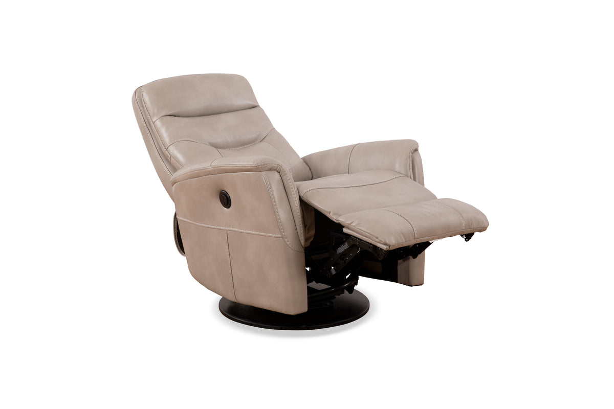 Power Recliner - Leather Match