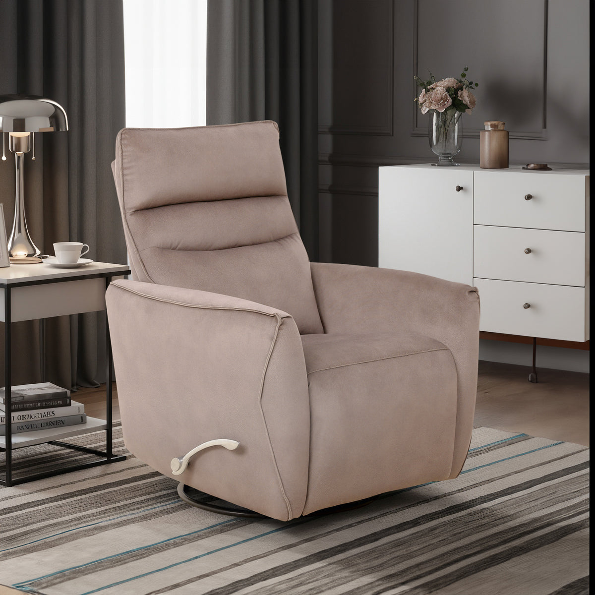 Modern Swivel Glider Recliner