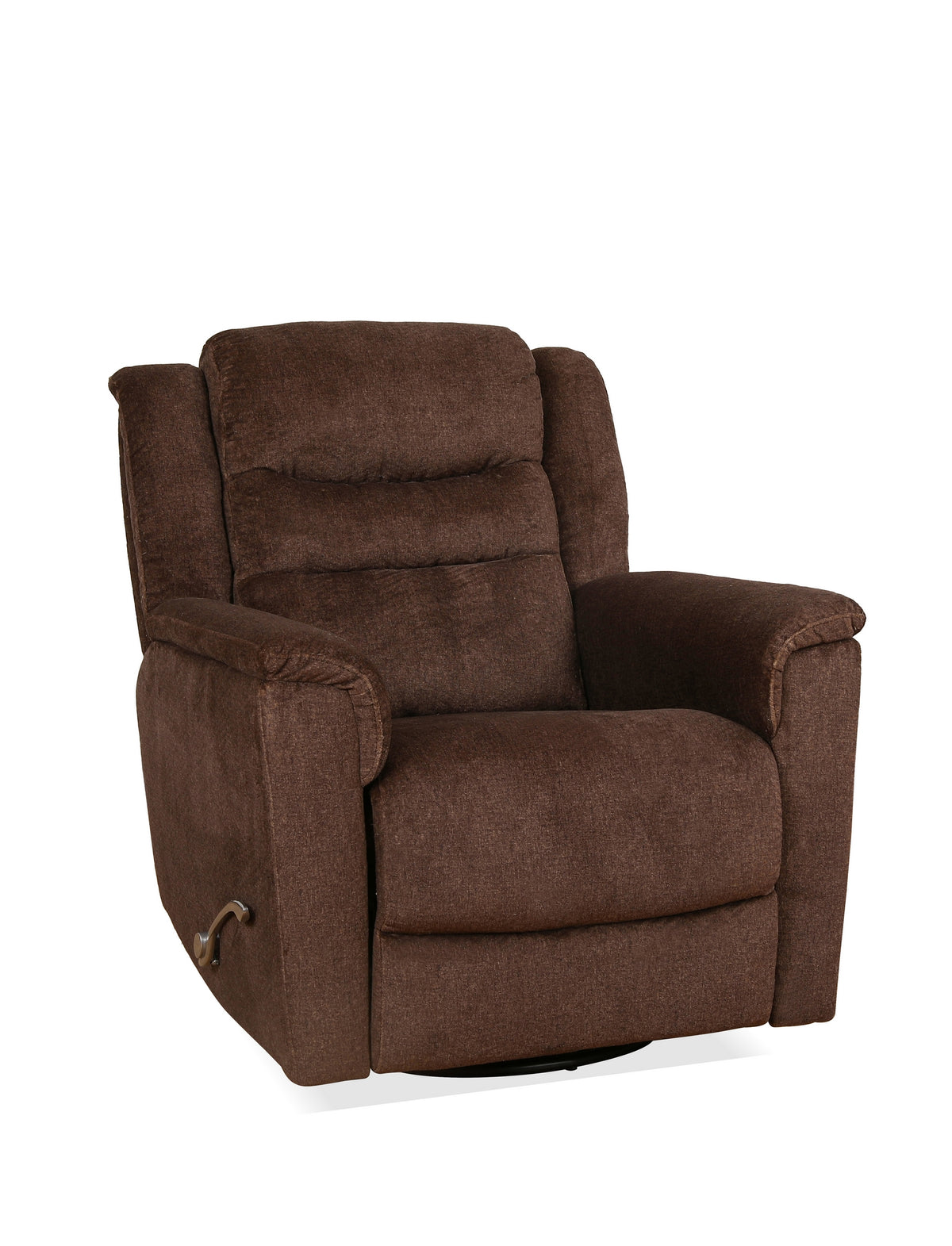 Plush Fabric Recliner