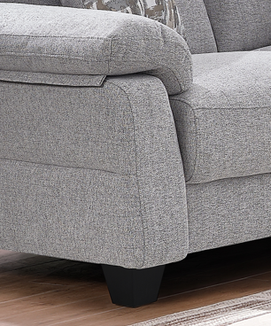 Pillow-Top Arm Sofa Set with Accent Pillows